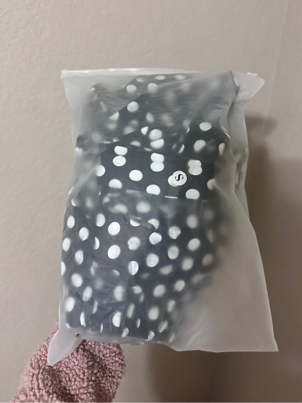Black Polka Dot Dress - White Dots